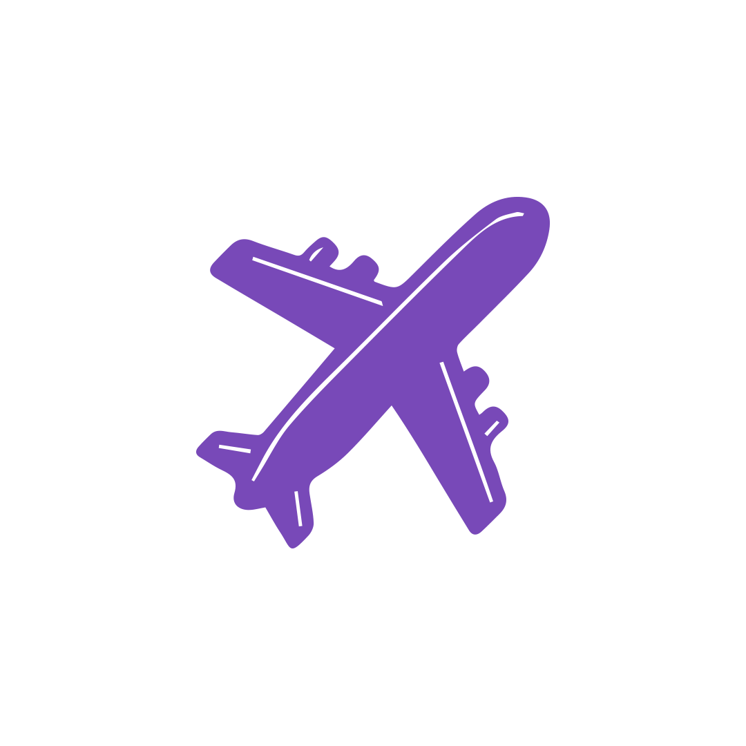 purple plane