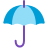 blue umbrella